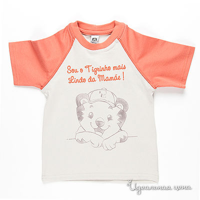 Футболка Lilica Ripilica, цвет цвет песочный / оранжевый