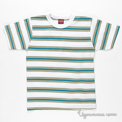 Футболка Marisol, цвет цвет белый / хаки / бирюзовый