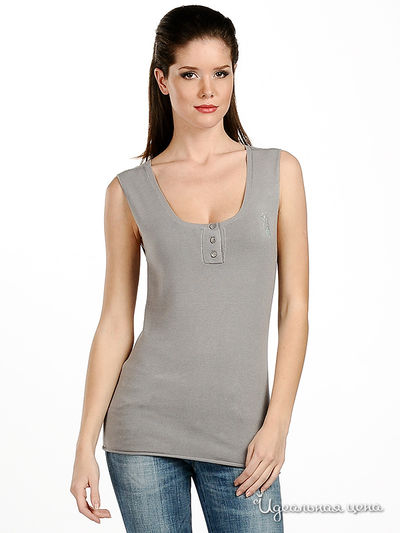 Топ Guess, цвет цвет серый