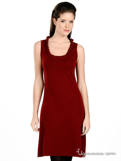 Платье Moschino MS, цвет цвет бордовый