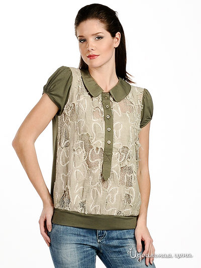 Блузка Artwizard, цвет цвет хаки