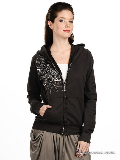 Толстовка Affliction, цвет цвет коричневый