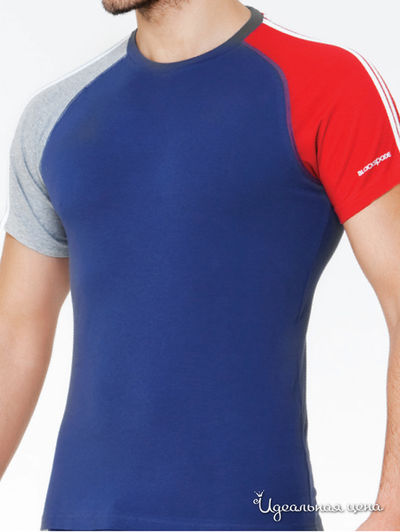 Футболка BlackSpade, цвет цвет синий / красный / серый