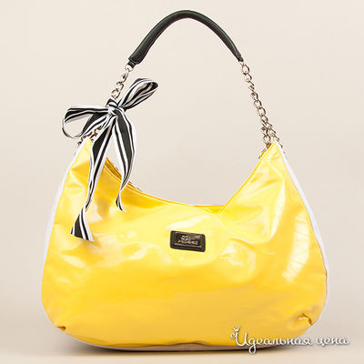 Сумка Ferre&Cavalli, цвет цвет желтый / белый / черный