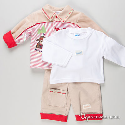 Комплект Best for kids, цвет цвет бежевый / красный