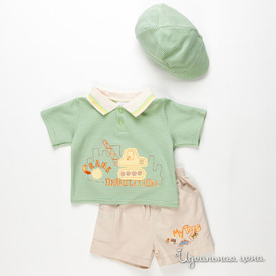 Комплект Best for kids, цвет цвет зеленый / бежевый