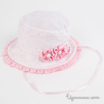 Панама Joli bebe, цвет цвет белый / розовый
