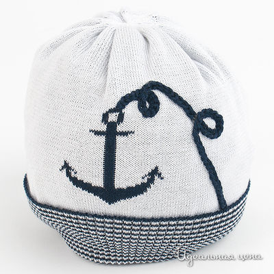 Шапочка Joli bebe, цвет цвет белый / синий