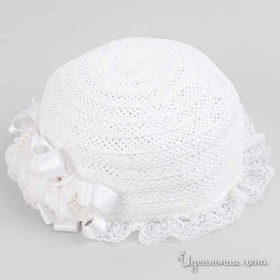 Шляпка Joli bebe, цвет цвет белый