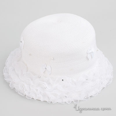 Шляпка Joli bebe, цвет цвет белый