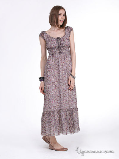 Платье Fleuretta, цвет цвет белый / бордовый