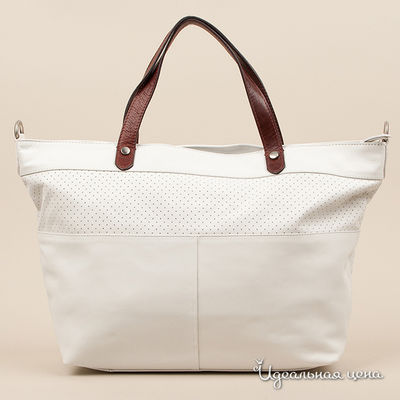 Сумка Maestro, цвет цвет белый / коричневый