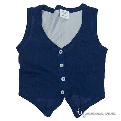 Жилетка Bamboo baby, цвет цвет синий / серый