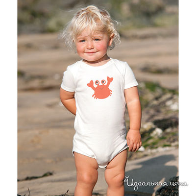 Боди Frugi, цвет цвет бежевый / голубой