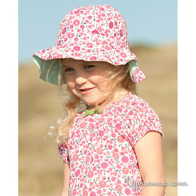 Панама Frugi, цвет цвет белый / малиновый / голубой