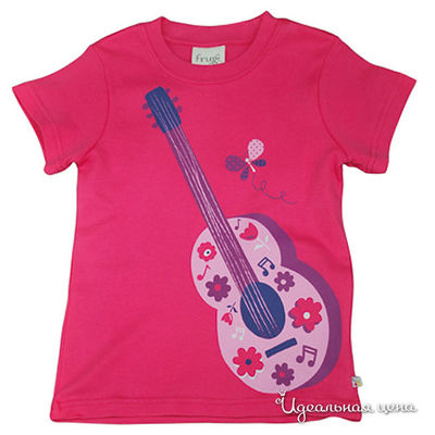 Футболка Frugi, цвет цвет малиновый