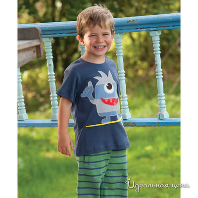 Футболка Frugi, цвет цвет индиго