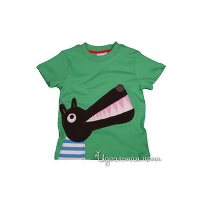 Футболка Frugi, цвет цвет зеленый