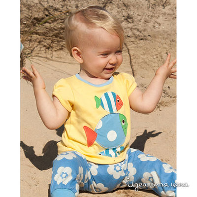 Футболка Frugi, цвет цвет желтый