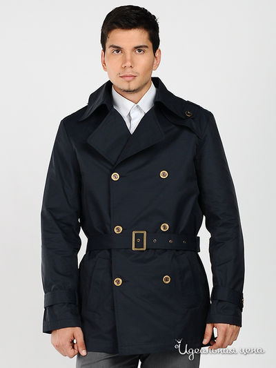 Тренч Il Dominatore, цвет цвет темно-синий