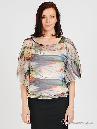 Блуза MadamT, цвет цвет фиолетовый / мультиколор