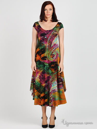 Платье MadamT, цвет цвет рыжий / мультиколор