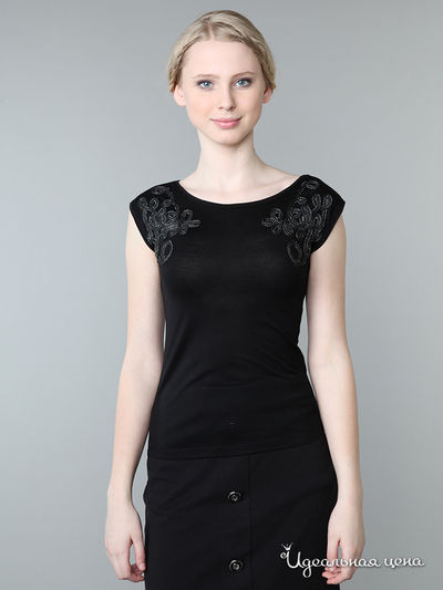 Блуза Pompa, цвет цвет чёрный