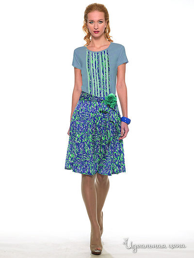 Блуза Pompa, цвет цвет темно-синий