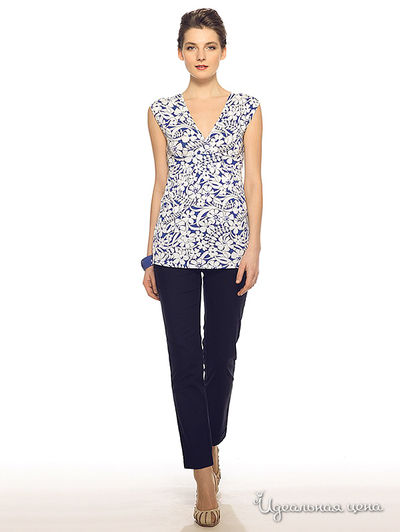 Туника Pompa, цвет цвет белый / голубой