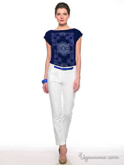 Блуза Pompa, цвет цвет темно-синий