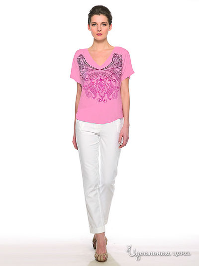 Блуза Pompa, цвет цвет светло-розовый
