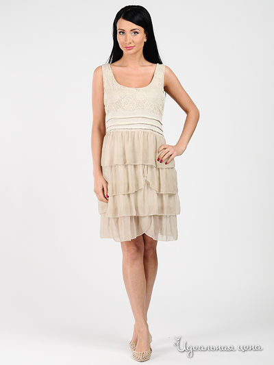 Сарафан Alpha Moda, цвет цвет бежевый