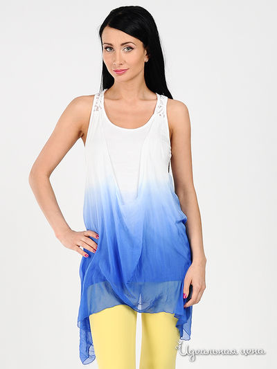 Туника Alpha Moda, цвет цвет синий