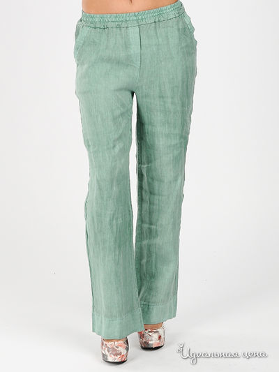 Брюки Alpha Moda, цвет цвет пепельно-изумрудный