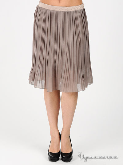 Юбка Alpha Moda, цвет цвет серо-бежевый