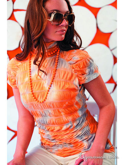 Футболка Mono collection, цвет цвет серый / оранжевый