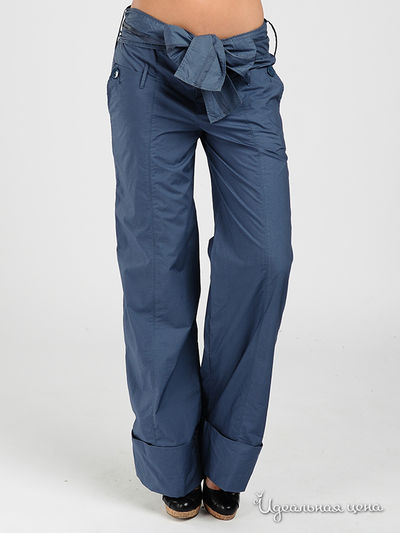 Брюки One Step, цвет цвет синий