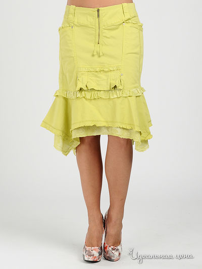 Юбка Fille des Sables, цвет цвет зеленый