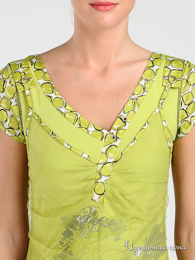Блузка Fille des Sables женская, цвет салатовый