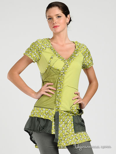 Туника Fille des Sables, цвет цвет салатовый