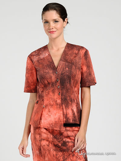 Жакет IMPREVU, цвет цвет коралловый