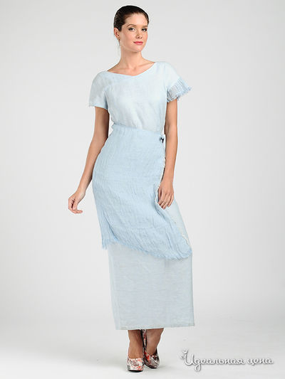Платье IMPREVU, цвет цвет голубой