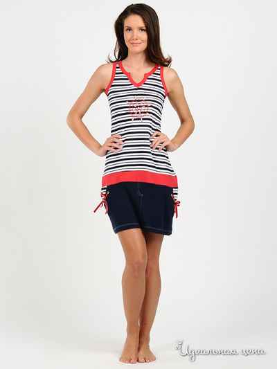 Платье Alzar, цвет цвет белый / синий