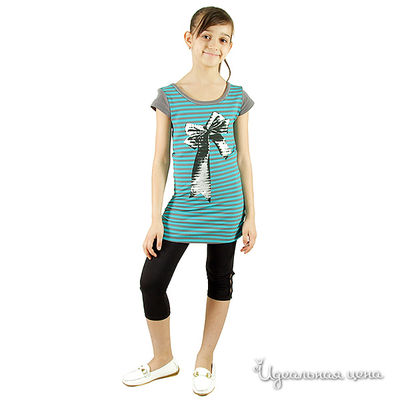 Туника Deline, цвет цвет серо-бирюзовый