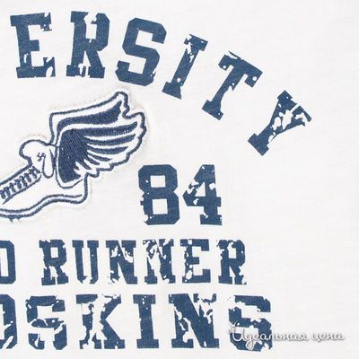 футболка Redskins для мальчика, цвет белый / синий