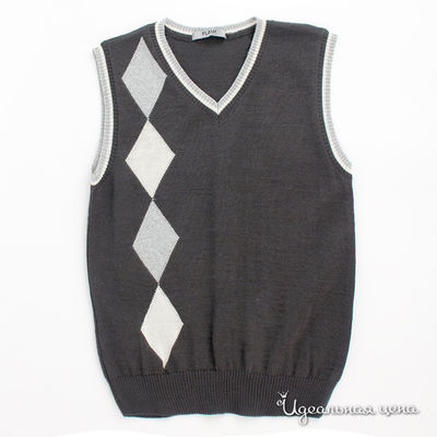 Жилет Flash Kids, цвет цвет тёмно-серый / белый