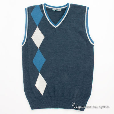 Жилет Flash Kids, цвет цвет темно-синий / белый / голубой