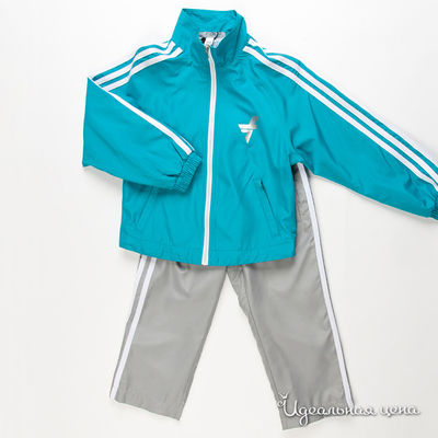 Костюм Flash Kids, цвет цвет бирюзовый / серый