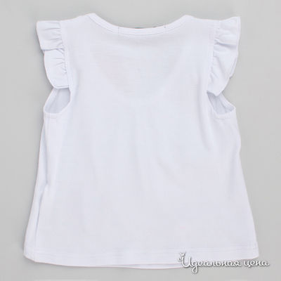 Блуза Flash kids для девочки, цвет белый / серый / розовый