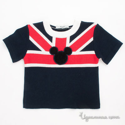 Футболка Flash Kids, цвет цвет темно-синий / белый / красный